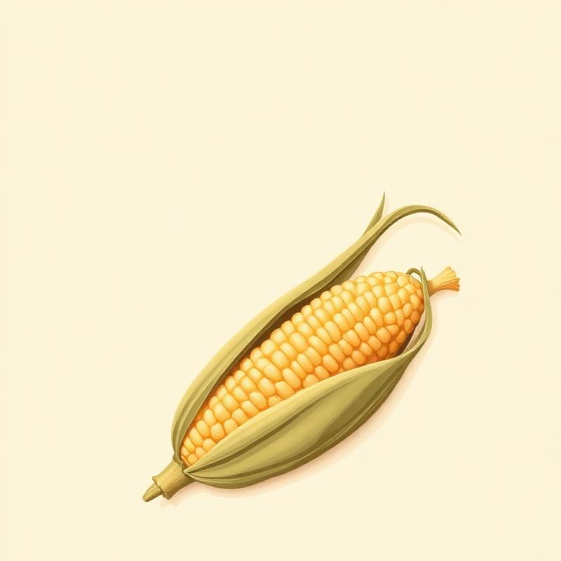 Ilustração de espiga de milho